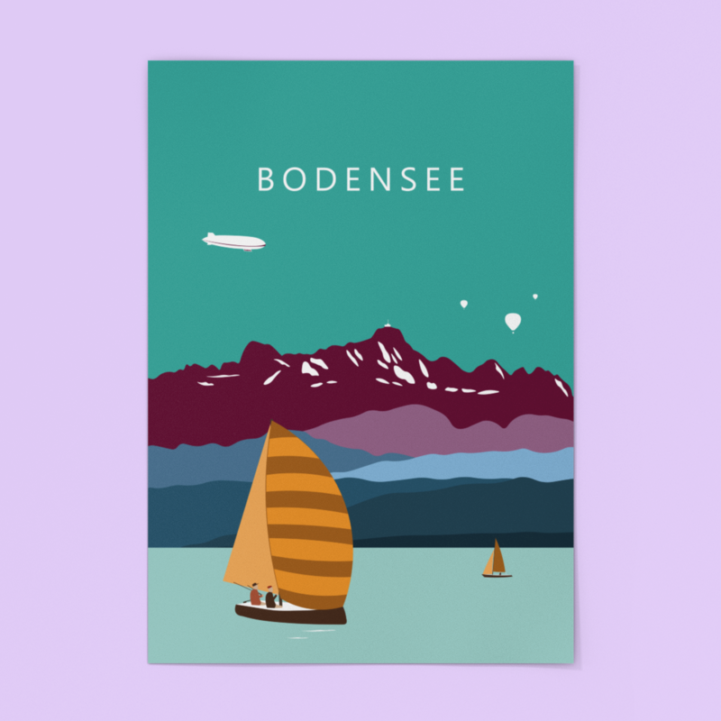 Bodensee mit Säntis