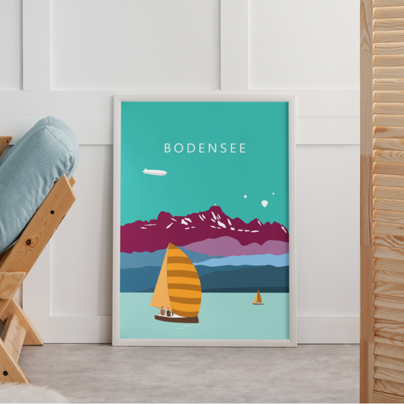 Bodensee mit Säntis