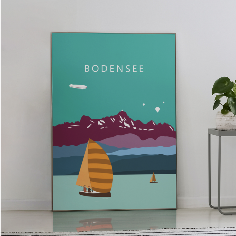 Bodensee mit Säntis