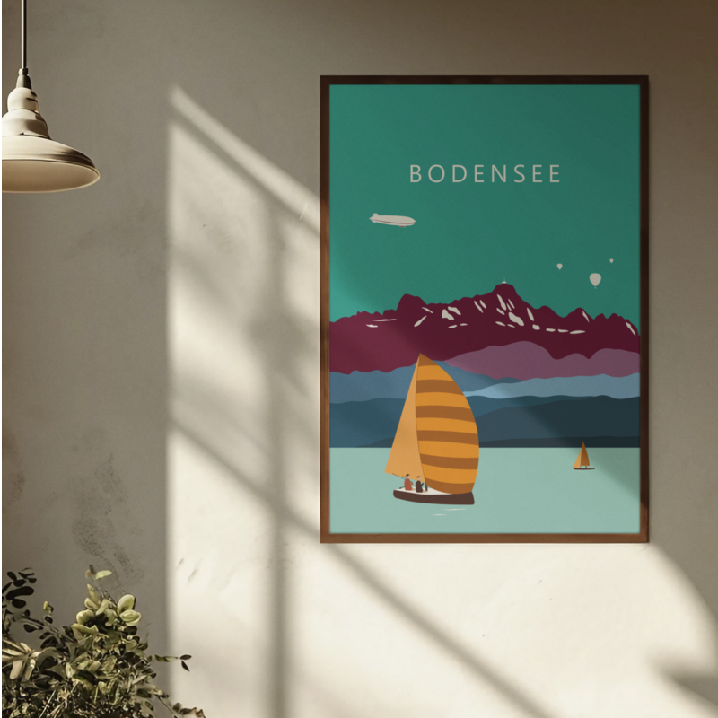 Bodensee mit Säntis