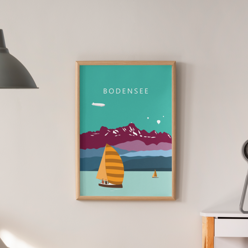 Bodensee mit Säntis
