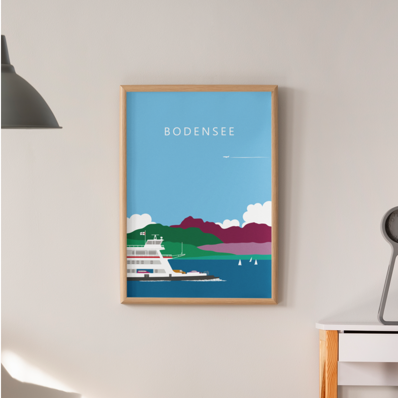 Bodensee, Fähre Konstanz - Meersburg