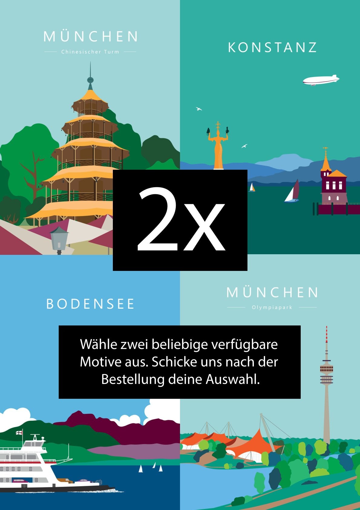2x Poster (freie Wahl)