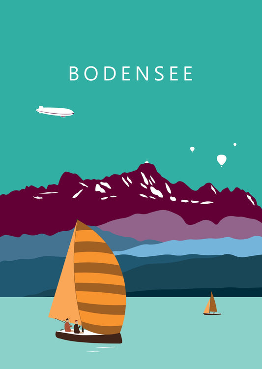Bodensee mit Säntis